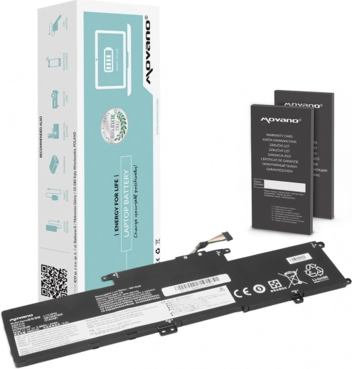 Movano bateria do Lenovo ThinkPad Yoga L380 i L390 L17L3P53 3990 mAh 44 Wh