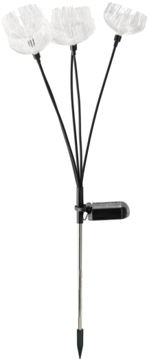 Solarny lampion ogrodowy Meduza mini 68 cm, multicolor 5 LED