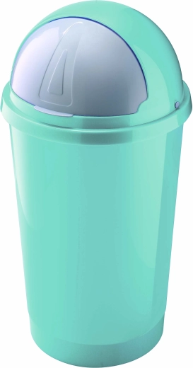 Plastowy kosz na śmieci HEIDRUN 6 l z uchylną pokrywą