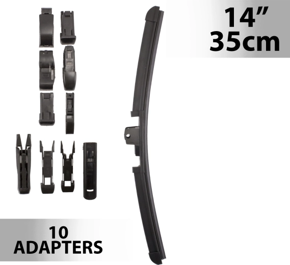Wycieraczka Carguard 35 cm z 10 adapterami