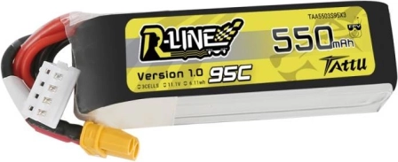 Akumulator Tattu R-Line 550mAh 11,1V 95C 3S1P XT30