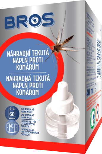 Bros zapasowy płyn przeciw komarom 40 ml