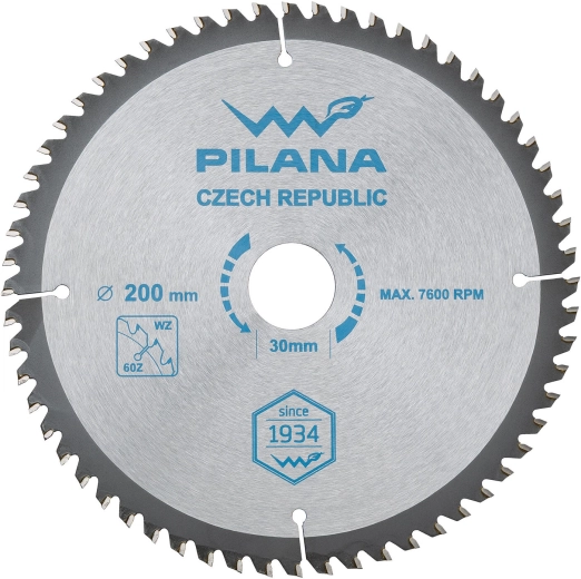 Tarcza pilarska PILANA SK 5255 WZ 200 × 2,2 × 30, 60 zębów