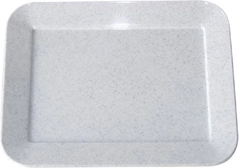 Plastowa taca serwująca 17 × 13 cm, marmurowa