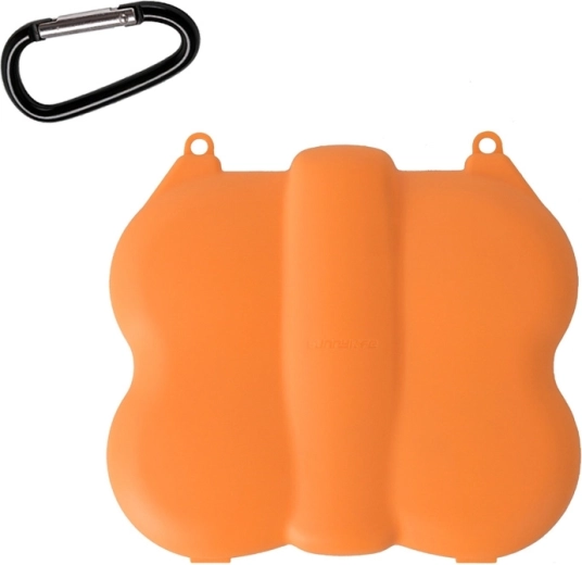 Sunnylife ochronne etui z karabińczykiem do DJI Neo 2, pomarańczowe - 1 sztuka