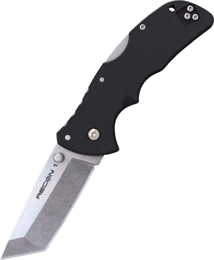 Cold Steel Mini Recon 1 Tanto nóż składany 7,3 cm, czarny, Griv-Ex