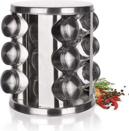 Obrotowy stojak na przyprawy BANQUET Akcent 12 szt. 85 ml