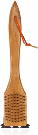Drewniana szczotka do czyszczenia grilla 30 cm