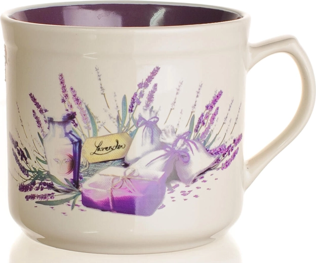 Ceramiczny kubek Big Lavender 630 ml