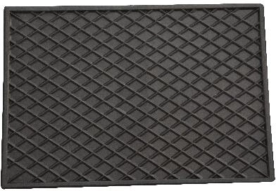 Gumowa wycieraczka 30 × 40 cm, czarna