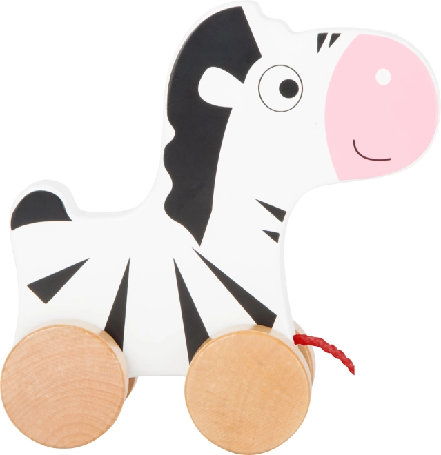Small Foot Drewniana zebra do ciągnięcia