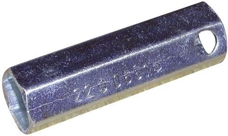 Klucz rurowy nasadowy jednostronny 17 mm, cynkowany