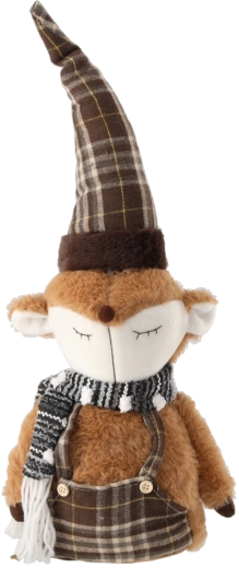 Świąteczny lis 53 cm – siedząca dekoracja