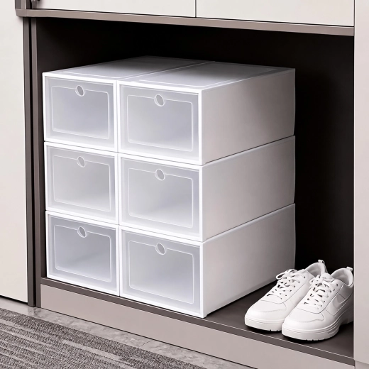 Modułowy zamykany organizer na buty z klapką (12 szt.)