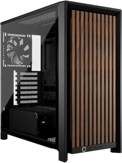 Corsair Frame 4000D Wood RS czarna/orzech