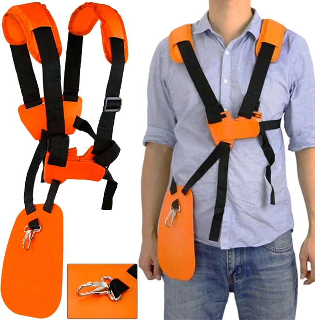 Regulowana wygodna uprząż do kos spalinowych