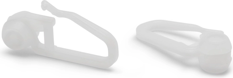 Spinka do zasłon z suwakiem do szyny - 1 sztuka