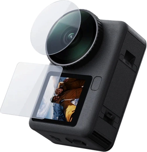 Zestaw szkieł hartowanych Telesin do DJI Osmo Action 6 (obiektyw i ekrany)