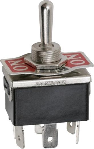 Dźwigniowy przełącznik DPDT ON-OFF-ON 10 A 250 V