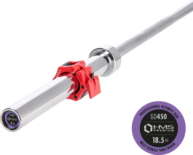 Sztanga olimpijska HMS PREMIUM GO450 220 cm, średnica 50 mm