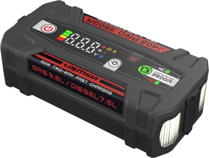 Lokithor J402 Pro booster rozruchowy 3500 A (88,8 Wh)