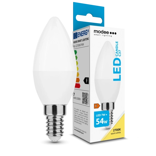 Żarówka LED świecowa 7 W E14 2700 K 700 lm 200° Modee Lighting