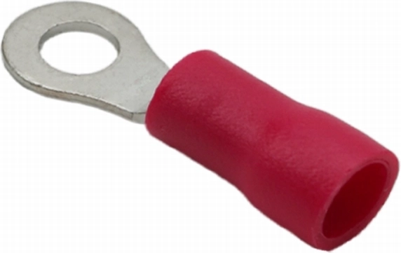 Izolowane oczko kablowe 4,3/1,7 mm czerwone