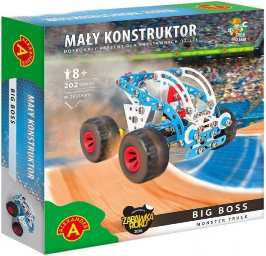 zestaw konstrukcyjny monster truck big boss – mały konstruktor