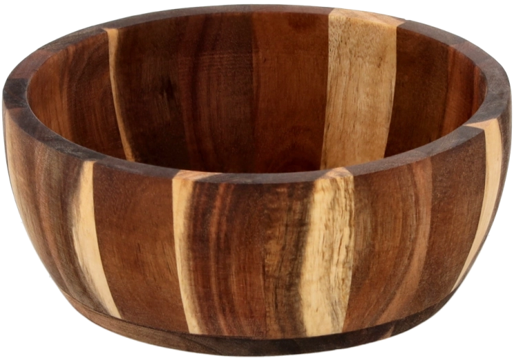 Drewniana miska z drewna akacjowego 20 cm