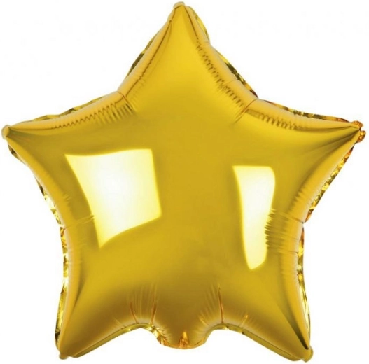 Balon foliowy gwiazda złota – 100 szt.