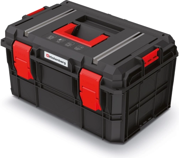 Skrzynia na narzędzia Kistenberg X BLOCK TECH, 546 × 380 × 307 mm, czarny