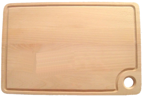 Deska kuchenna z drewna bukowego 45 × 30 cm