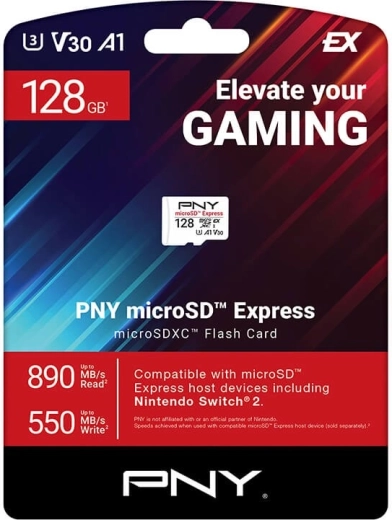 Karta PNY microSD Express 128 GB - 1 szt.