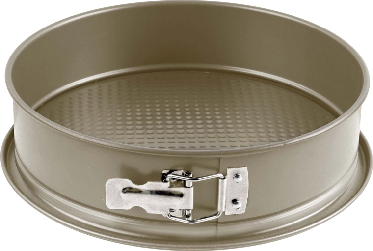 Kitchisimo forma do tortu 28 cm ze stali węglowej, złota
