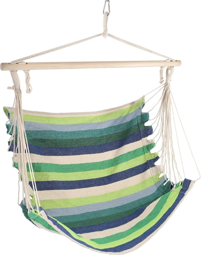 Brazylijski wiszący fotel NILS Camp zielony