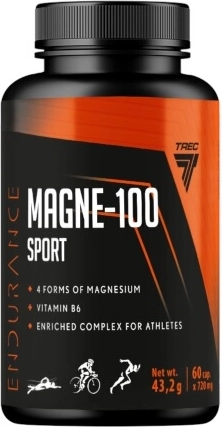 Trec Endurance Magne‑100 Sport 60 kapsułek