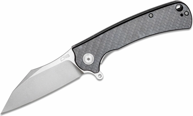 Nóż składany CJRB Talla Carbon Fiber, szary, włókno węglowe, 8,7 cm