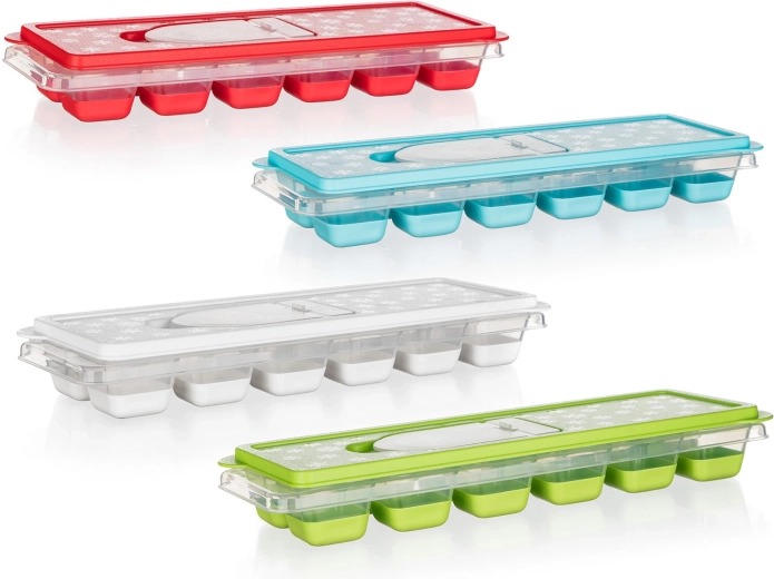 Forma do kostek lodu z pokrywką i otworem do napełniania CULINARIA