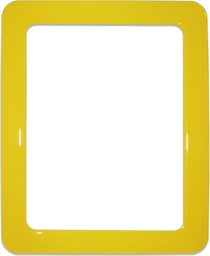 Magnetyczna samoprzylepna ramka o wymiarach 19,0 x 23,8 cm – żółta