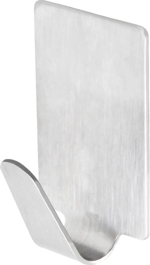 Samoprzylepne kwadratowe haczyki ze stali nierdzewnej (8 szt.)