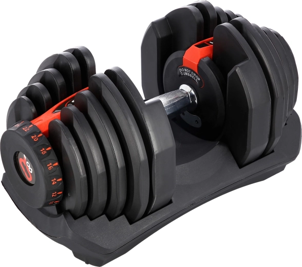 Regulowana hantla HMS SR80 ze stojakiem