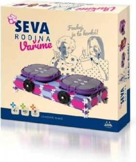 Klocki SEVA Rodzina Gotujemy – robot kuchenny, kuchenka i kuchenka mikrofalowa, 682 elementy