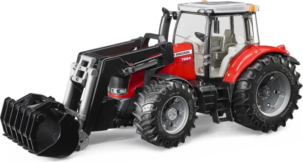 Traktor Bruder Massey Ferguson 7624 z przednim ładowaczem