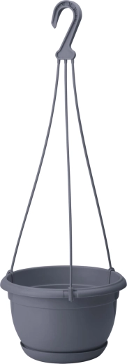Wisząca doniczka Malta 19 cm antracyt