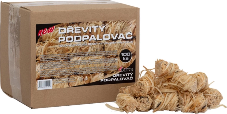 Podpałka drewniana 3,6 cm, 100 szt.