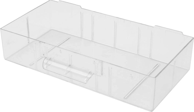 Duże plastikowe pudełko L 27,6 × 13,6 × 5,7 cm do szaf porządkowych MARS i TOKOZ