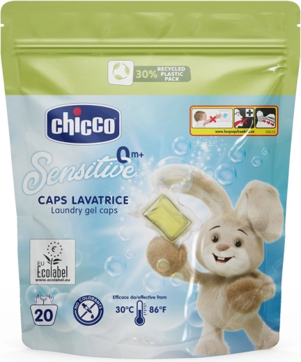 Chicco Kapsułki do prania Baby Sensitive do prania dziecięcego 20 szt.