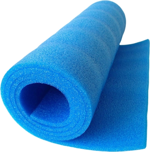 Acra mata do ćwiczeń 180 × 50 cm, 8 mm, niebieska – 1 sztuka