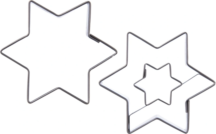 Orion foremki do wykrawania ciastek gwiazdka 6,3 cm - 2 szt.