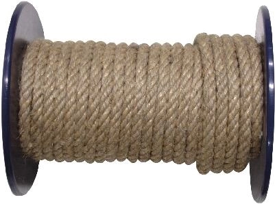 Naturalna skręcana lina 5 mm z polipropylenem, 100 m